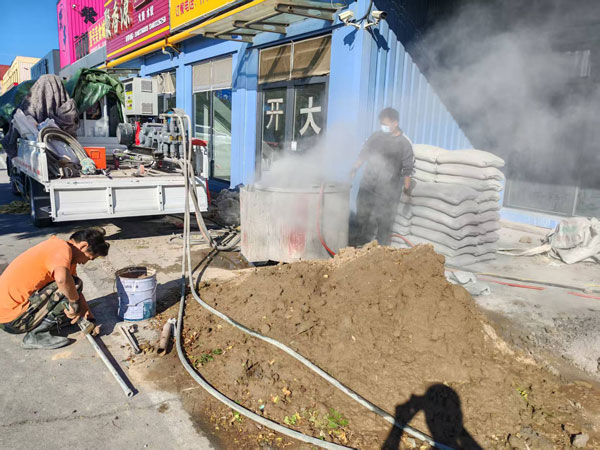 长白顶管注浆加固
